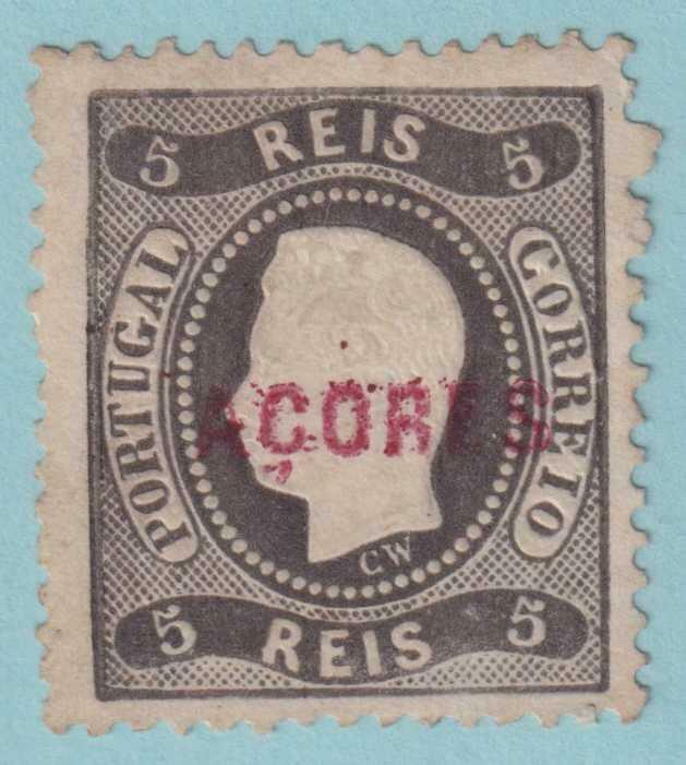 AZORES 7  MINT NO GUM AS ISSUED - TINY THIN - VERY FINE! - ADM