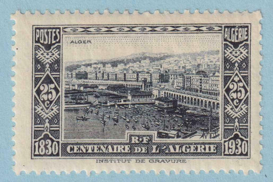 ALGERIA B17 SEMI-POSTAL  MINT LIGHTLY HINGED OG * NO FAULTS EXTRA FINE! - BAY