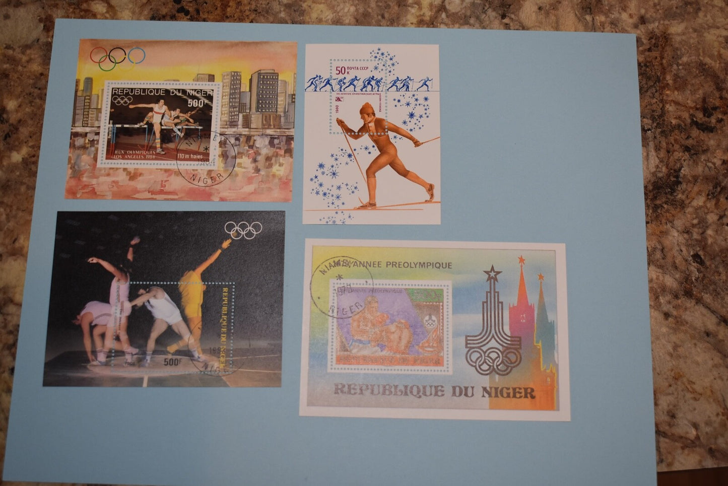 48 OLYMPIC SOUVENIR SHEETS  ALL SHEETS PICTURED BIN 873