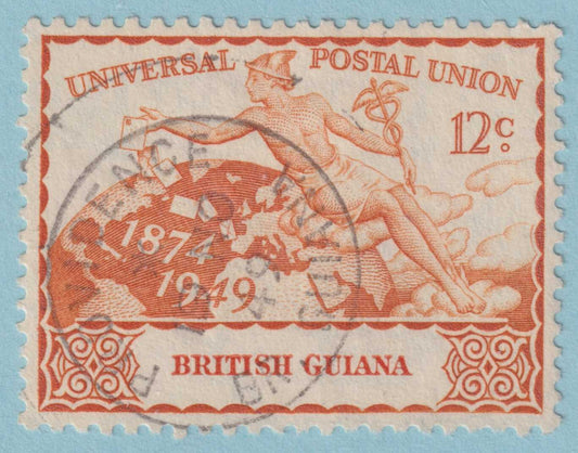 BRITISH GUIANA 248  USED - "PROVIDENCE" CANCEL - NO FAULTS VERY FINE! - PFZ