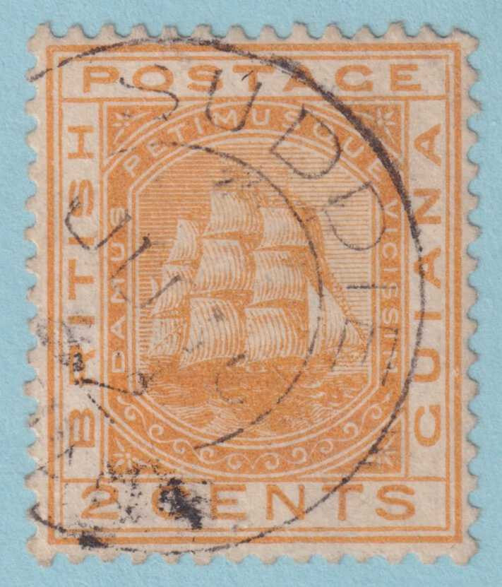 BRITISH GUIANA 108  USED - "SUDDIE" CANCEL - NO FAULTS VERY FINE! - FTB