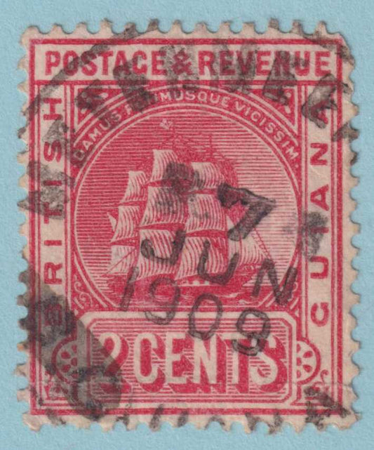 BRITISH GUIANA 172  USED - "METENMEERZORG" CANCEL - NO FAULTS VERY FINE! - VQQ