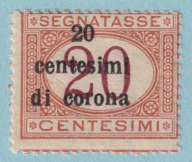 AUSTRIA - ITALIAN OCCUPATION NJ10 POSTAGE DUE  MINT NEVER HINGED OG ** ZTW