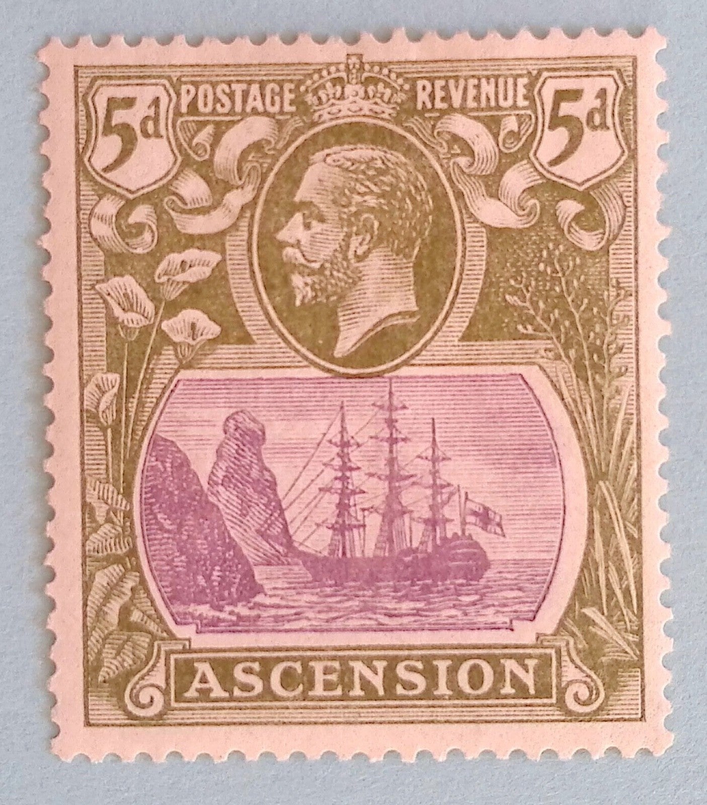 ASCENSION 16  MINT HINGED OG* NO FAULTS  EXTRA FINE! VUI