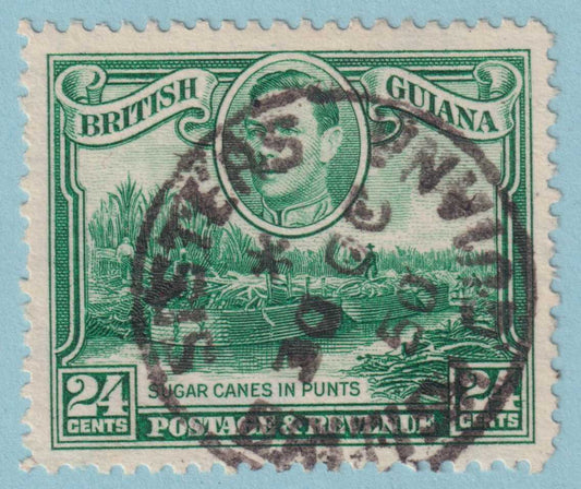 BRITISH GUIANA 234  USED - "SISTERS" CANCEL - NO FAULTS VERY FINE! - AEF
