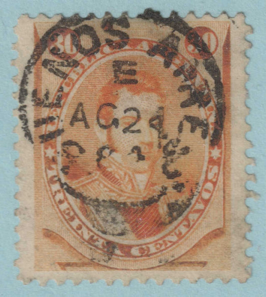 ARGENTINA 24 USED NO FAULTS VERY FINE! PRZ