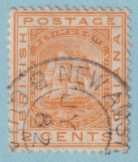 BRITISH GUIANA 108  USED - "NEW AMSTERDAM" CANCEL - NO FAULTS VERY FINE! - TLF