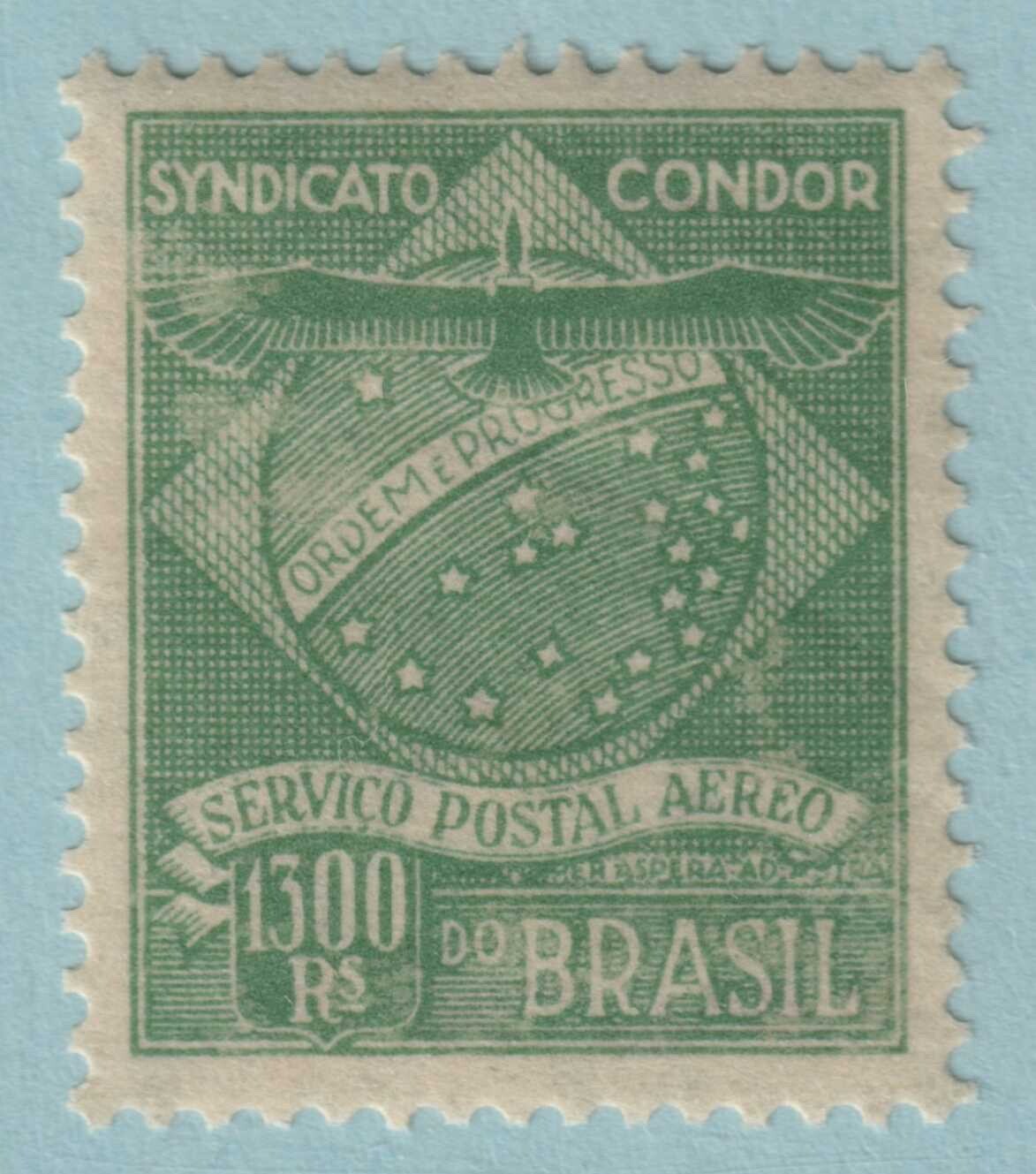 BRAZIL 1CL4 MINT HINGED OG* NO FAULTS VERY FINE! SRQ