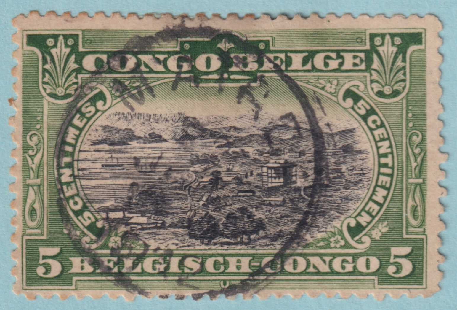 BELGIAN CONGO 45  USED - INTERESTING CANCEL - NO FAULTS VERY FINE! - JGI