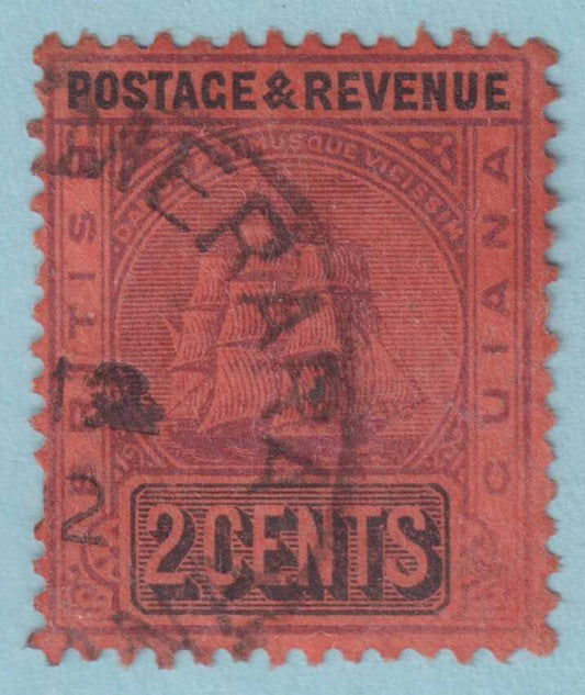 BRITISH GUIANA 134  USED - "DEMERARA" CANCEL - NO FAULTS VERY FINE! - GWJ