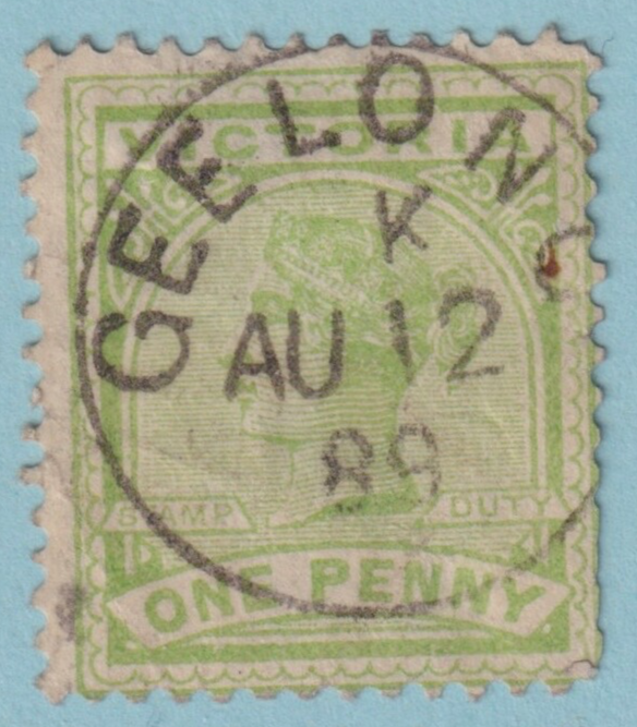 AUSTRALIA VICTORIA  USED GEELONG SON CANCEL BLQ