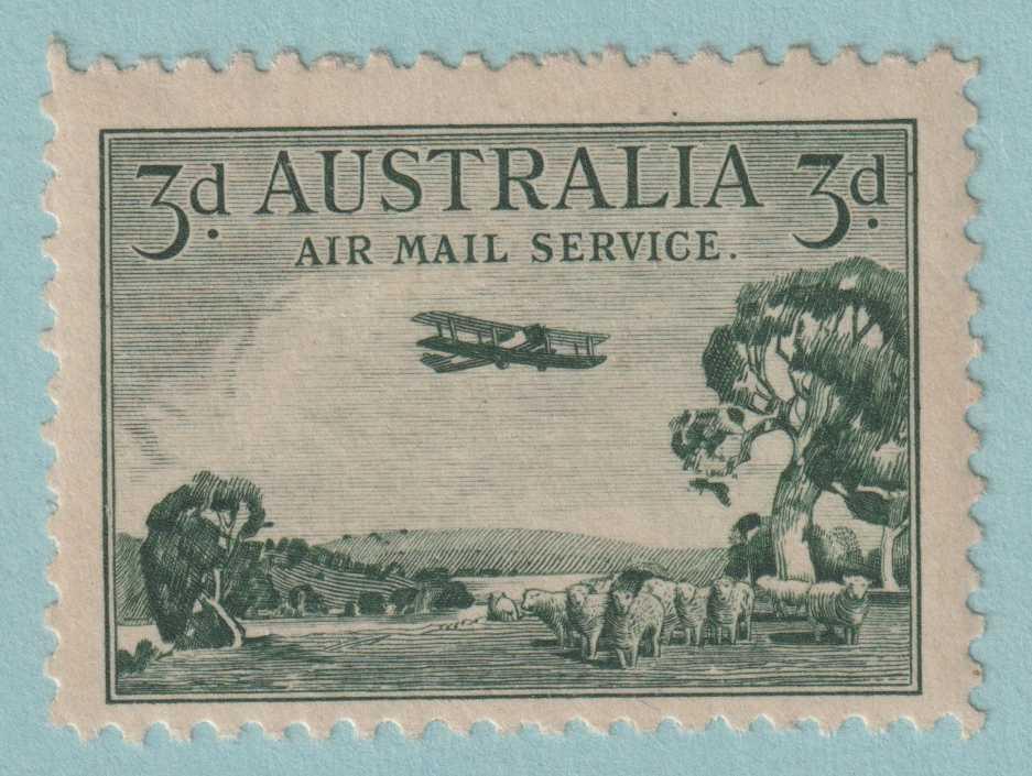 AUSTRALIA C1 AIRMAIL  MINT HINGED OG * NO FAULTS VERY FINE! - AYI