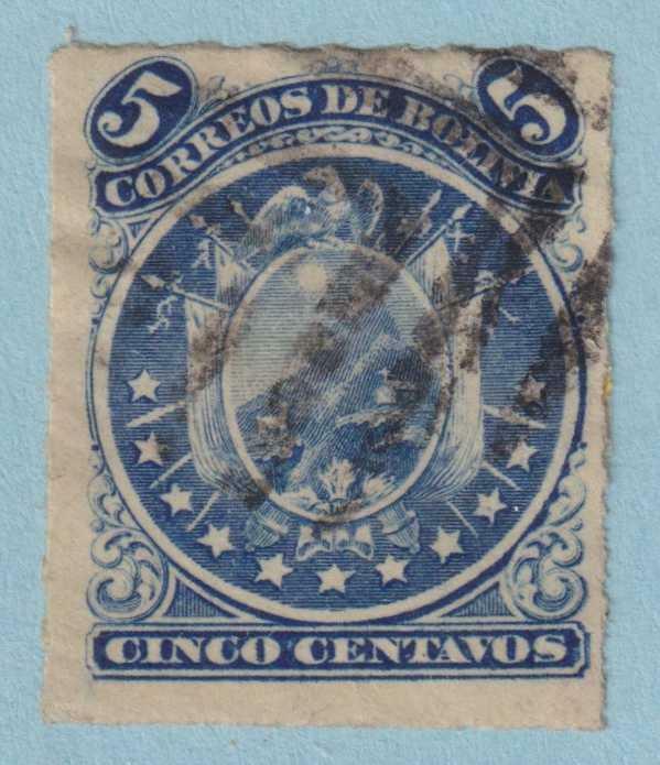 BOLIVIA 26  USED - NO FAULTS EXTRAVERY FINE! - RFL