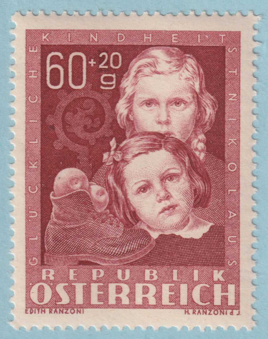 AUSTRIA B261 SEMI-POSTAL  MINT NEVER HINGED OG ** NO FAULTS VERY FINE! - QLM