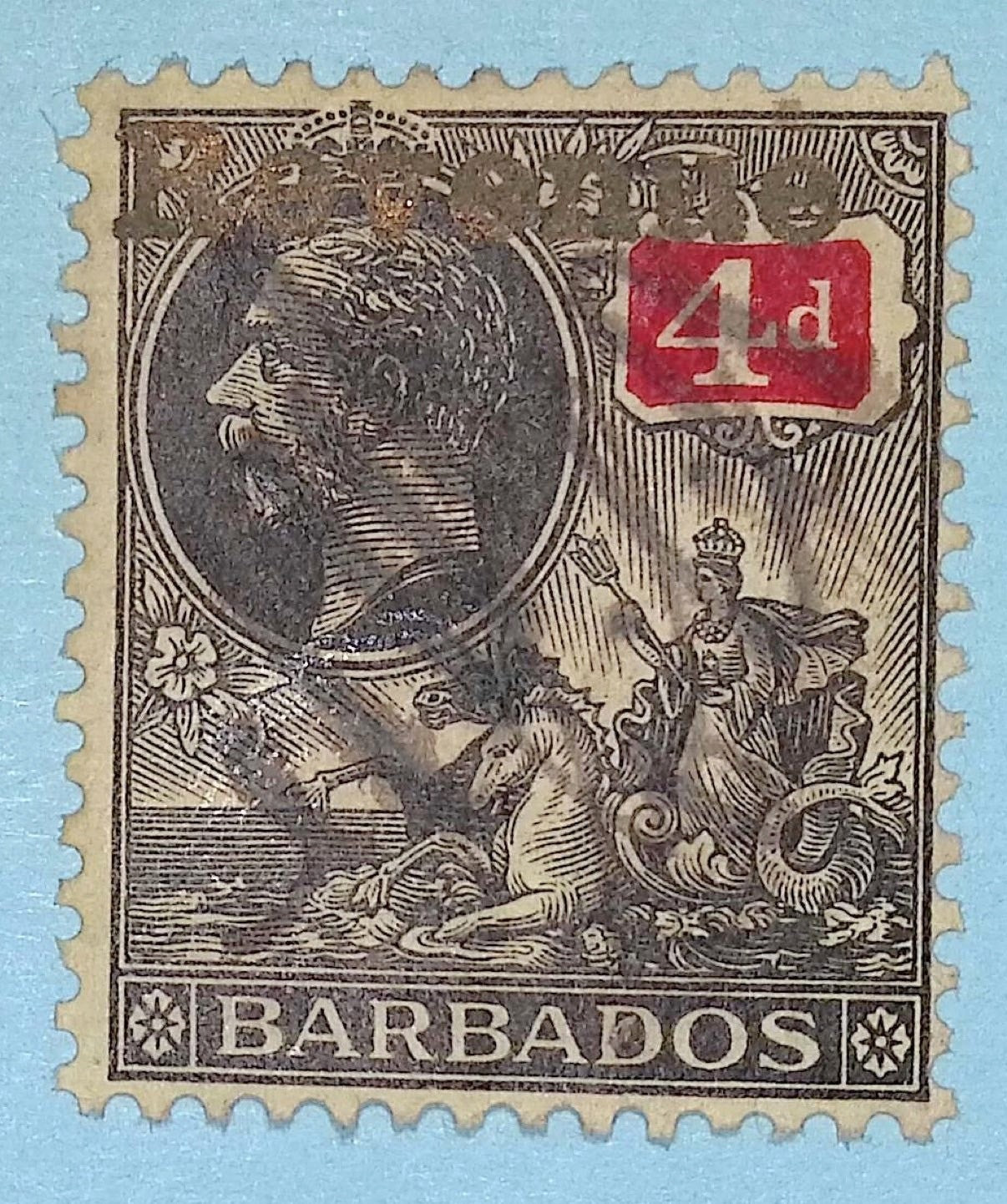 BARBADOS REVENUE 122 USED NO FAULTS VERY FINE! FNA
