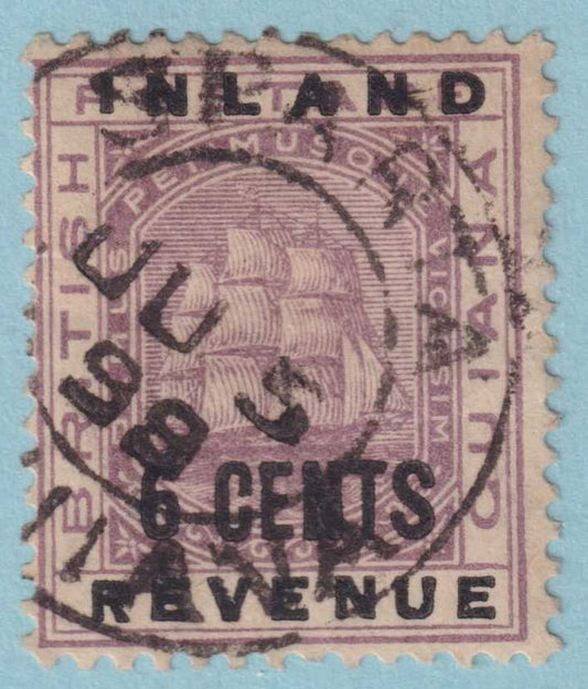 BRITISH GUIANA 117  USED - "SPARTA" CANCEL - NO FAULTS VERY FINE! - ZJA