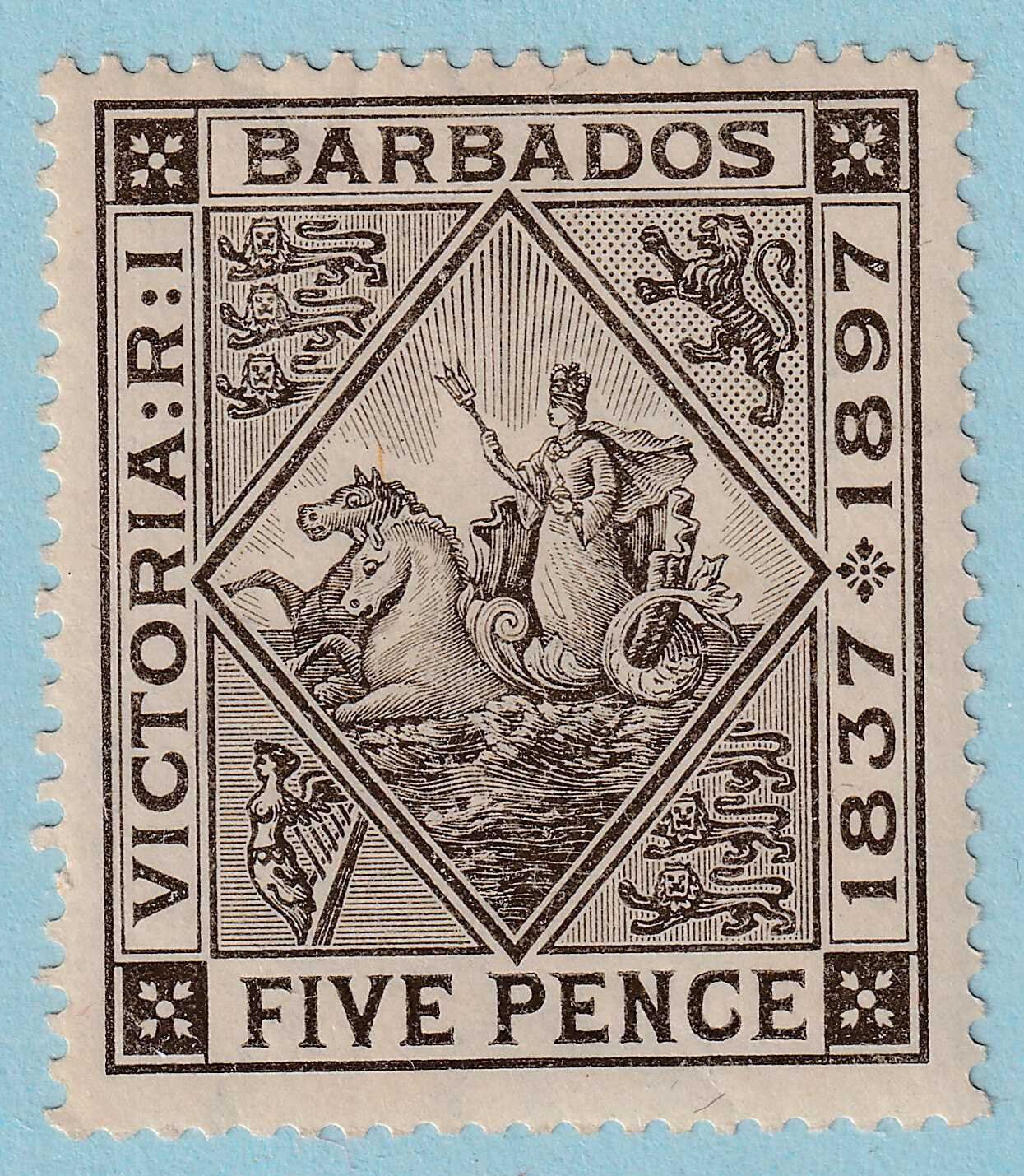 BARBADOS 85  MINT HINGED OG * NO FAULTS VERY FINE! - XJL