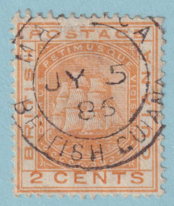 BRITISH GUIANA 108  USED - "MAHAICA" CANCEL - SMALL  FAULTS - BIQ