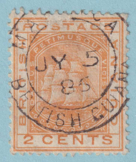 BRITISH GUIANA 108  USED - "MAHAICA" CANCEL - SMALL  FAULTS - BIQ