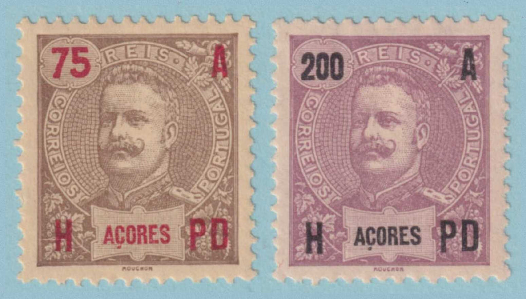 AZORES 107 AND 109  MINT HINGED OG * NO FAULTS VERY FINE! - P204