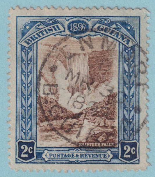 BRITISH GUIANA 153  USED - "ENMORE"  CANCEL - NO FAULTS VERY FINE! - TAD