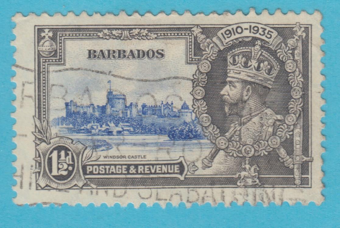 BARBADOS 187  USED - NO FAULTS VERY FINE! - ZZB