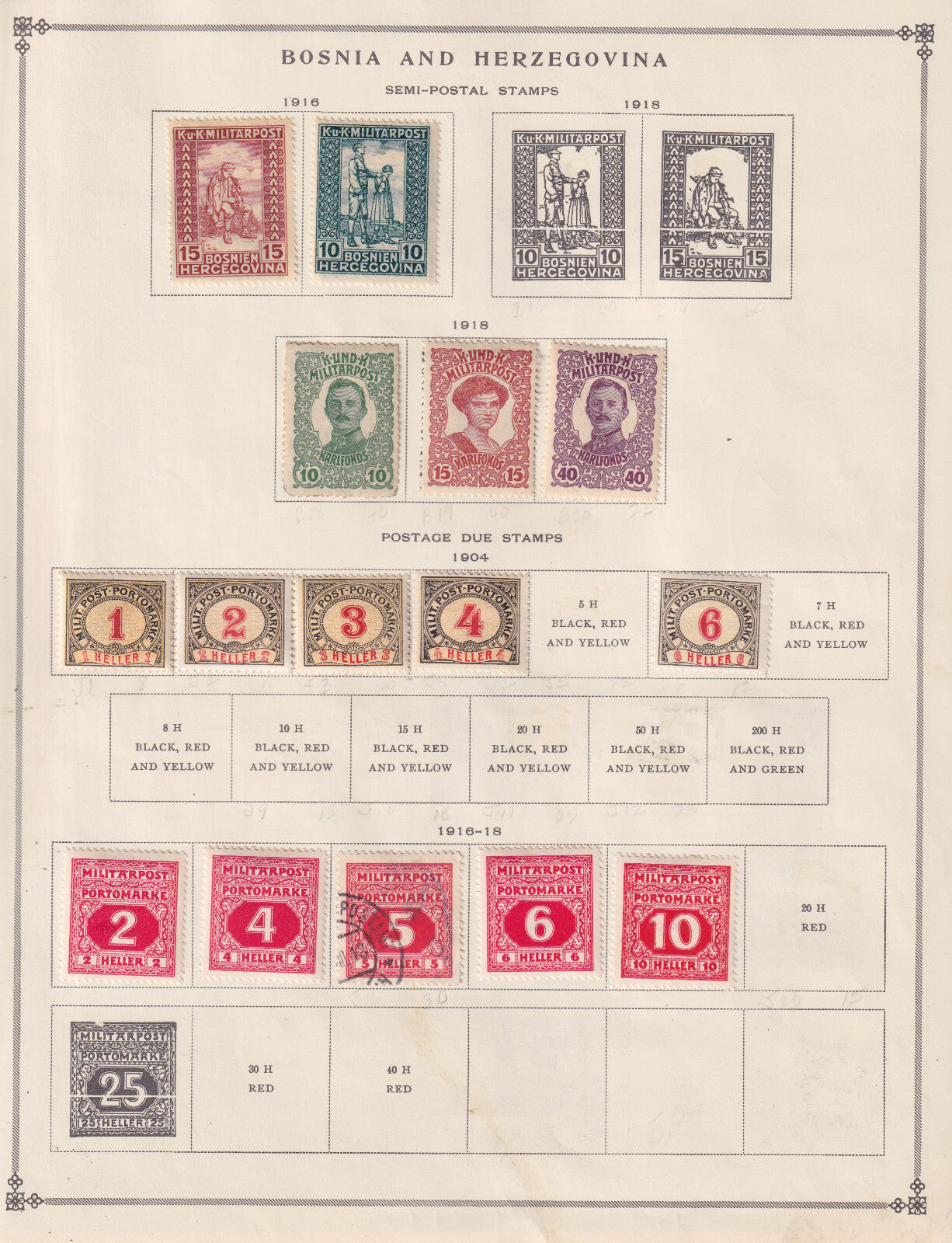 BOSNIA AND HERZEGOVINA & BURMA- MINT AND USED COLLECTION ON ALBUM PAGES - BINDCO