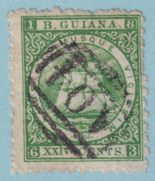 BRITISH GUIANA 9  USED - NO FAULTS VERY FINE! - ZNP