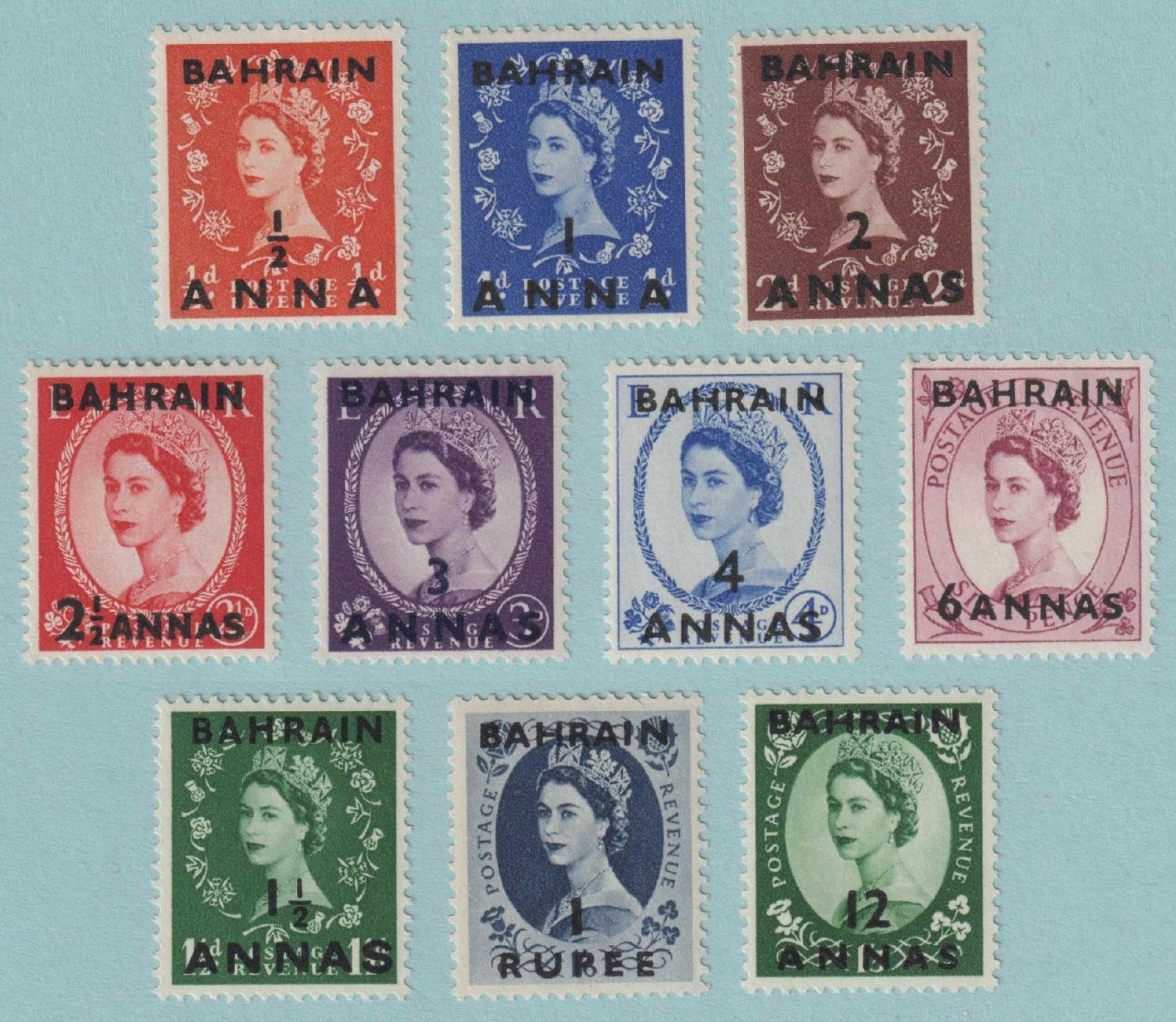 BAHRAIN 81 - 90  MINT NEVER HINGED OG ** NO FAULTS VERY FINE! - S329