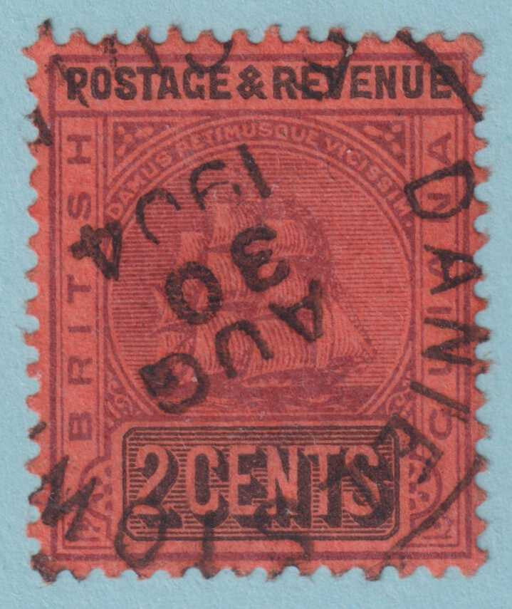 BRITISH GUIANA 134  USED - "DANIELSTOWN" CANCEL - NO FAULTS VERY FINE! - RJR