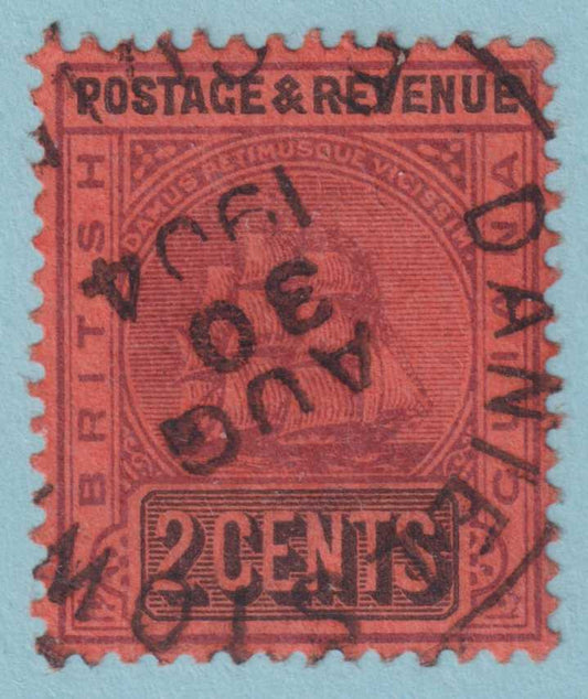 BRITISH GUIANA 134  USED - "DANIELSTOWN" CANCEL - NO FAULTS VERY FINE! - RJR