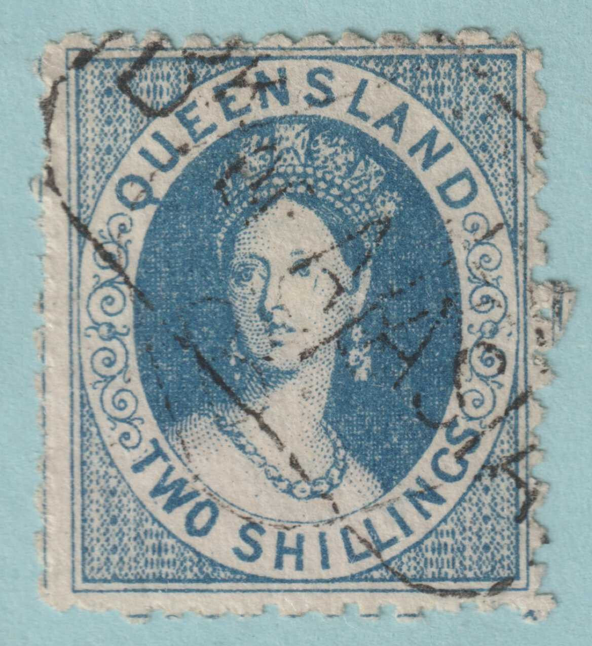 AUSTRALIAN STATES - QUEENSLAND 52  USED  - NO FAULTS VERY FINE! - TLZ