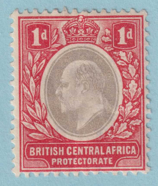 BRITISH CENTRAL AFRICA 60  MINT HINGED OG * NO FAULTS VERY FINE! - QKK
