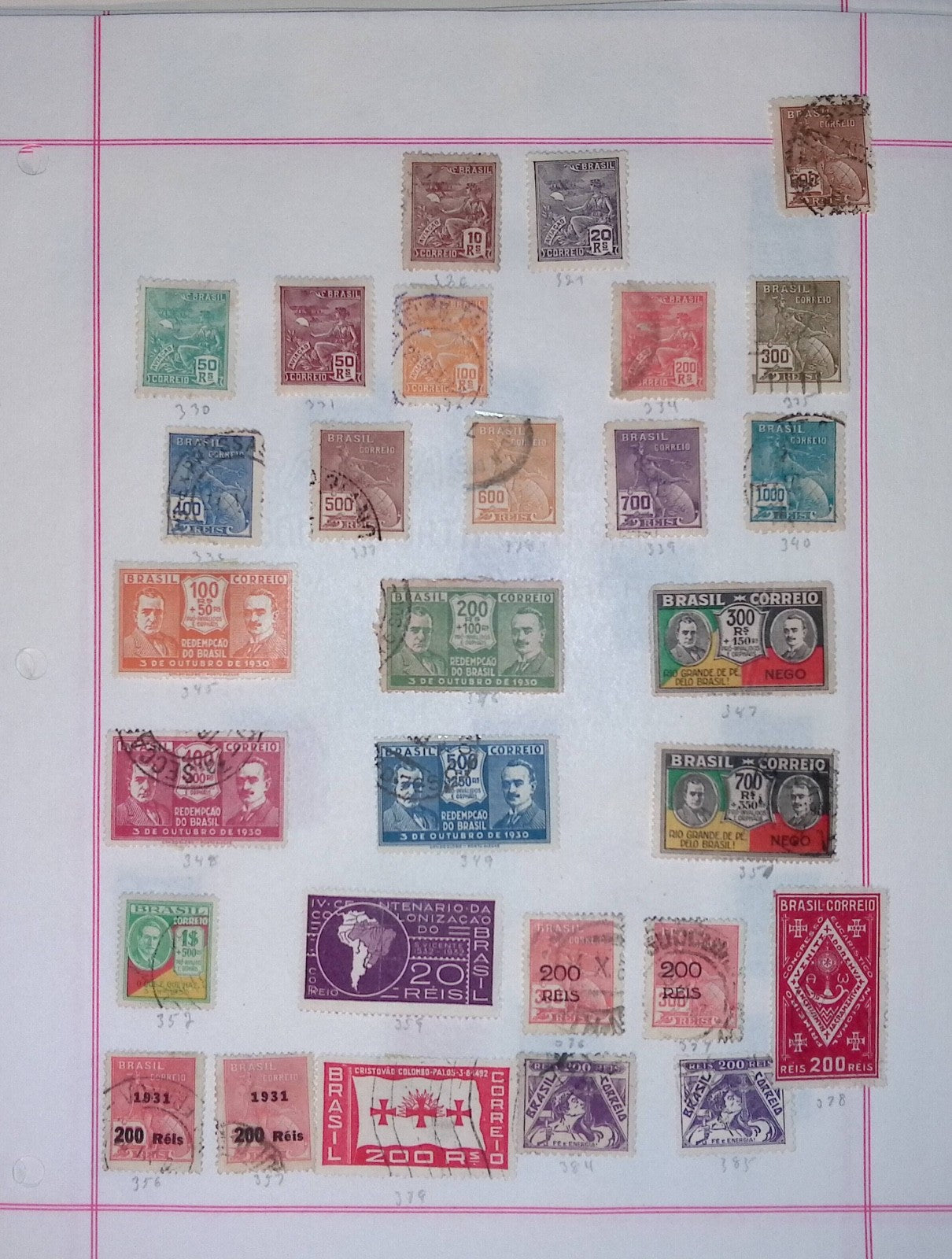 BRAZIL STRONG OLD COLLECTION ON ALBUM PAGES ON 81 PAGES! UNCHECKED! Q142