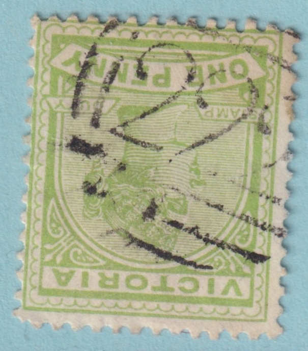 AUSTRALIA VICTORIA BARKERS CREEK 222CANCEL POSTMARK RATED (R) BY FREEMAN KEW