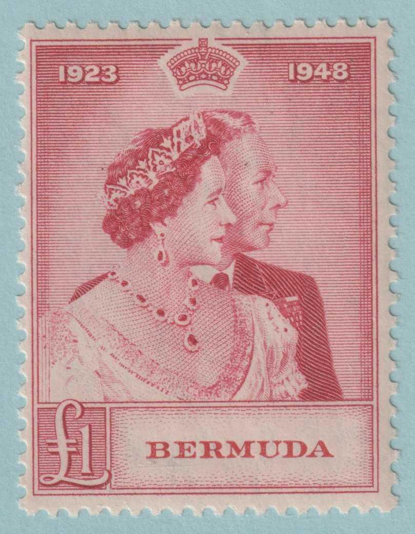 BERMUDA 134  MINT LIGHTLY HINGED OG * NO FAULTS VERY FINE! - TFW