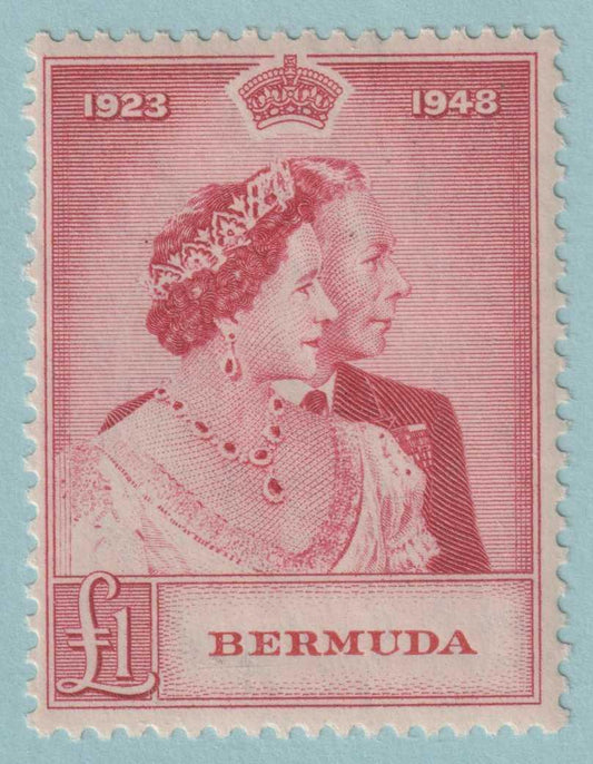 BERMUDA 134  MINT LIGHTLY HINGED OG * NO FAULTS VERY FINE! - TFW
