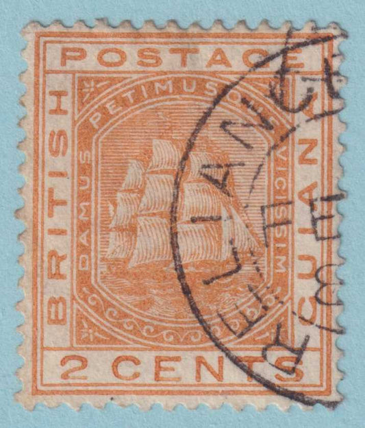 BRITISH GUIANA 108 USED - "RELIANCE - CANJE" CANCEL - NO FAULTS VERY FINE! - PVI