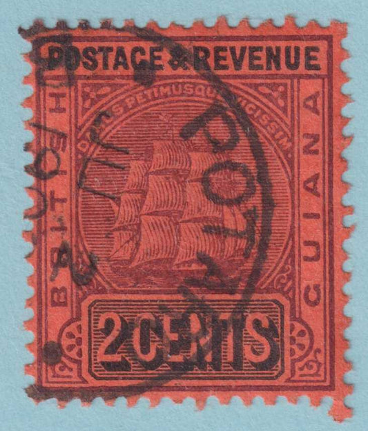 BRITISH GUIANA 134  USED - "POTARO" CANCEL - NO FAULTS VERY FINE! - MCL