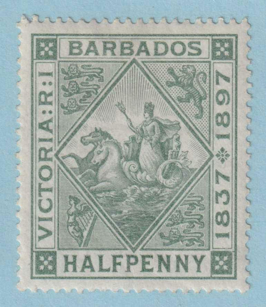 BARBADOS 82  MINT HINGED OG * NO FAULTS EXTRA FINE! - ZXC