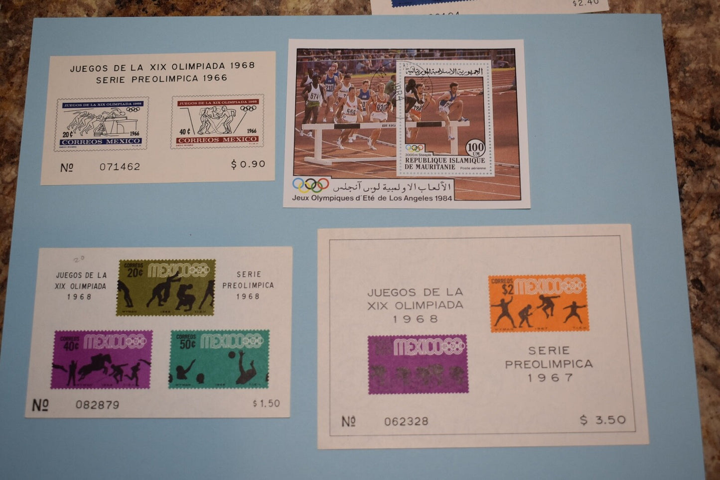 48 OLYMPIC SOUVENIR SHEETS  ALL SHEETS PICTURED BIN 873