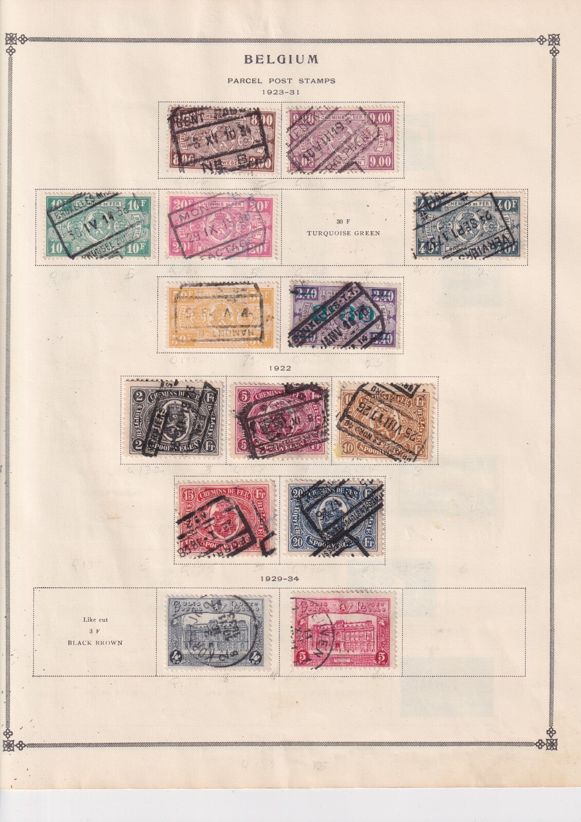 BELGIUM OLD STRONG COUNTRY COLLECTION ON ALBUM PAGES MINT AND USED BIN AAD
