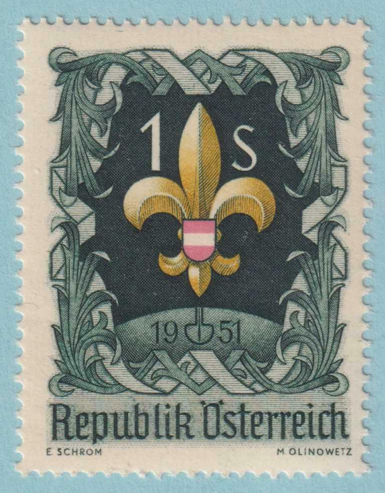 AUSTRIA 576  MINT NEVER HINGED OG ** NO FAULTS VERY FINE! - Y771