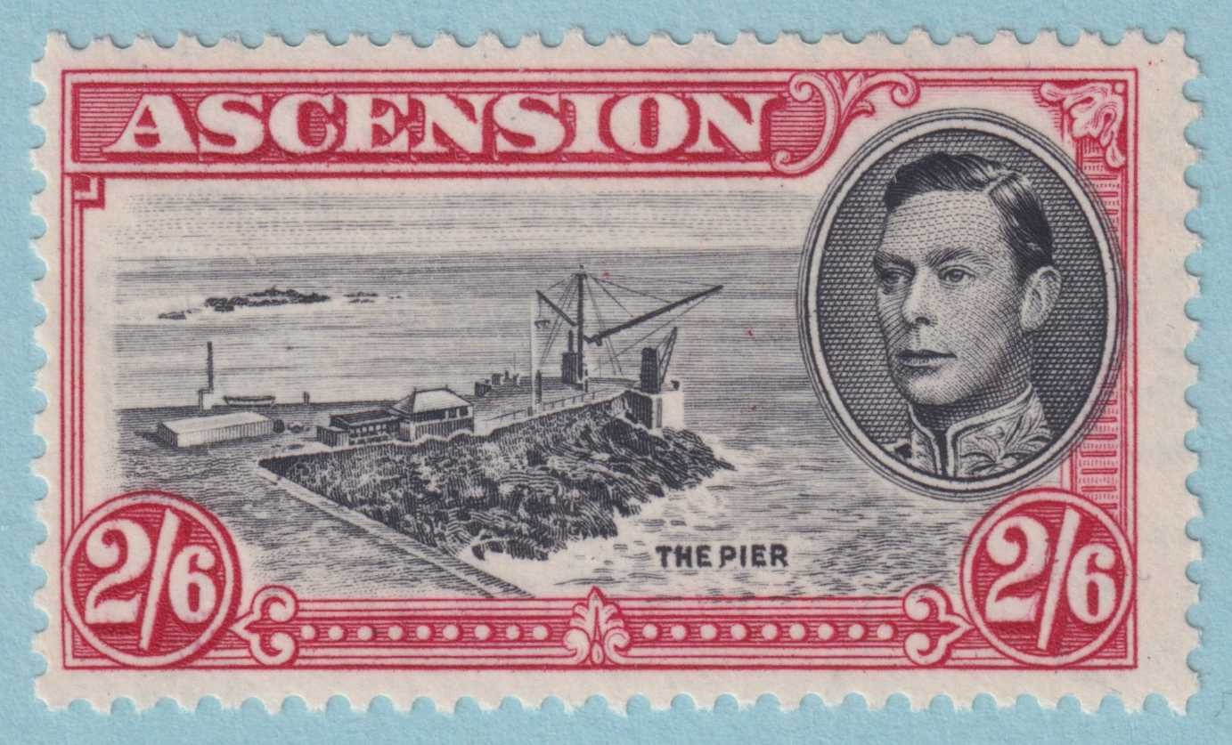 ASCENSION 47  MINT NEVER HINGED OG ** NO FAULTS VERY FINE! - GTC