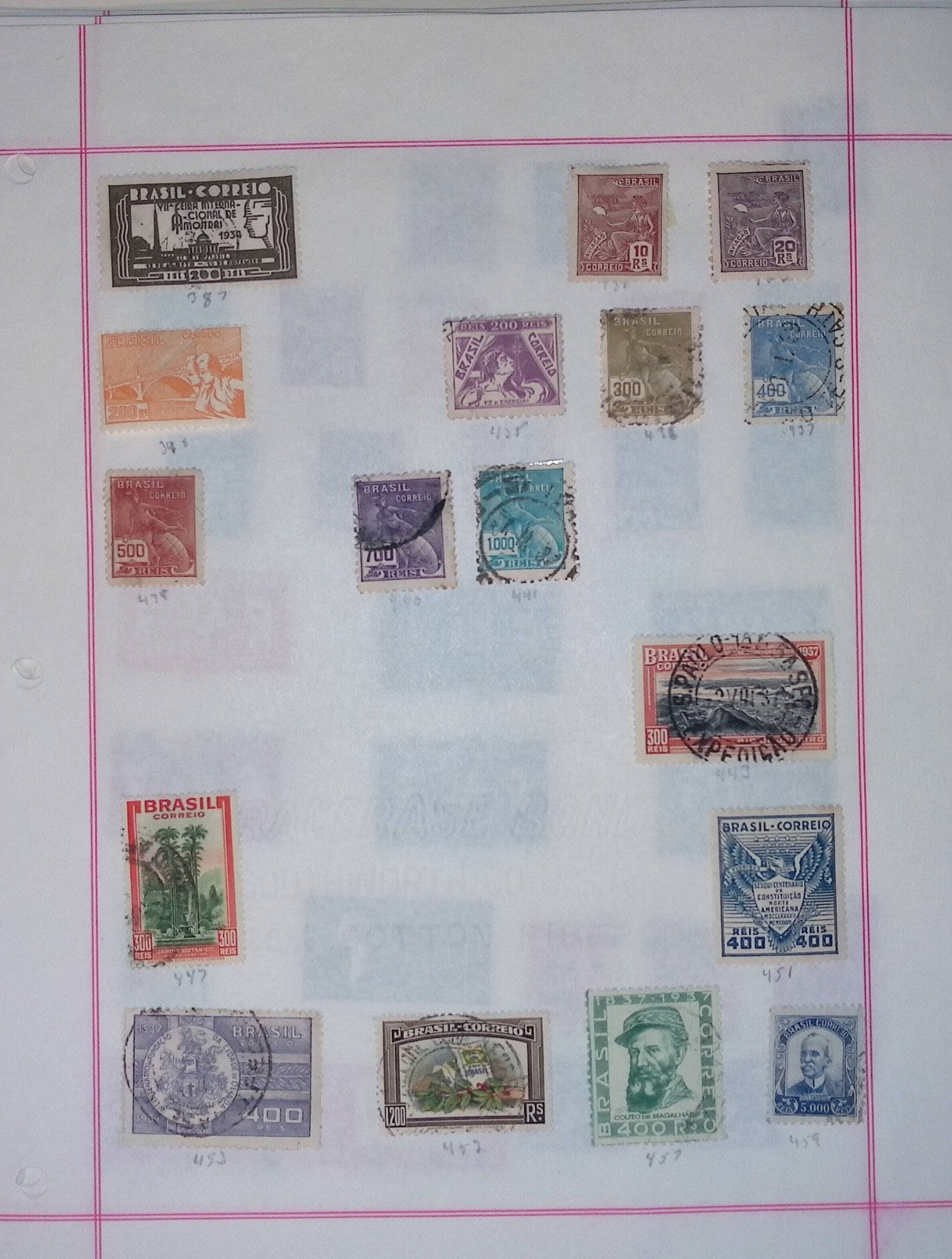 BRAZIL STRONG OLD COLLECTION ON ALBUM PAGES ON 81 PAGES! UNCHECKED! Q142