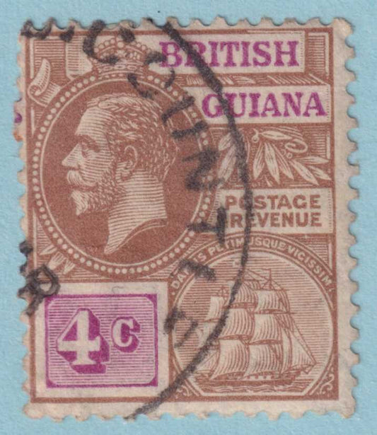 BRITISH GUIANA 180 USED - "C.P.O. COUNTIE"  CANCEL - NO FAULTS VERY FINE! - SZD