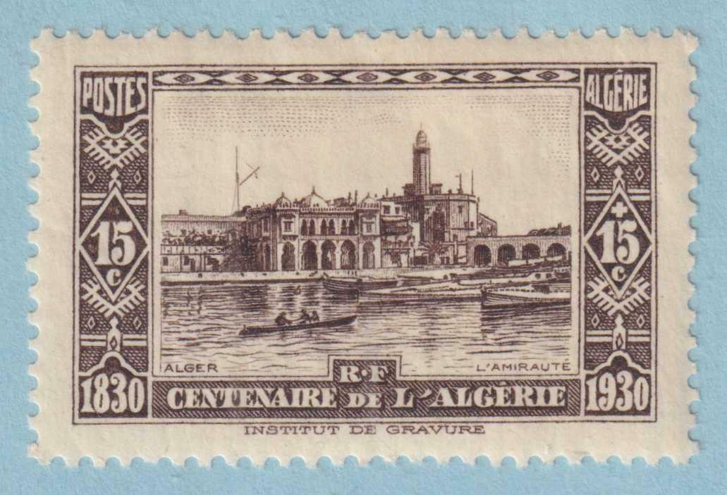 ALGERIA B16 SEMI-POSTAL  MINT LIGHTLY HINGED OG * NO FAULTS EXTRA FINE! - BAZ