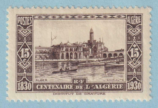 ALGERIA B16 SEMI-POSTAL  MINT LIGHTLY HINGED OG * NO FAULTS EXTRA FINE! - BAZ
