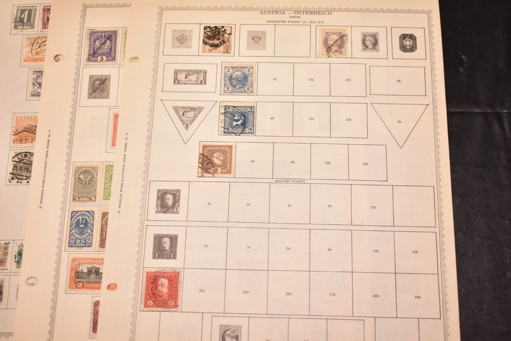 AUSTRIA - STRONG MINT AND USED COLLECTION ON ALBUM PAGES - BIN GAB