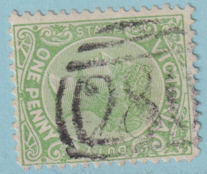 AUSTRALIA VICTORIA MALVERN 280 CANCEL POSTMARK RATED (S) BY FREEMAN! FCV